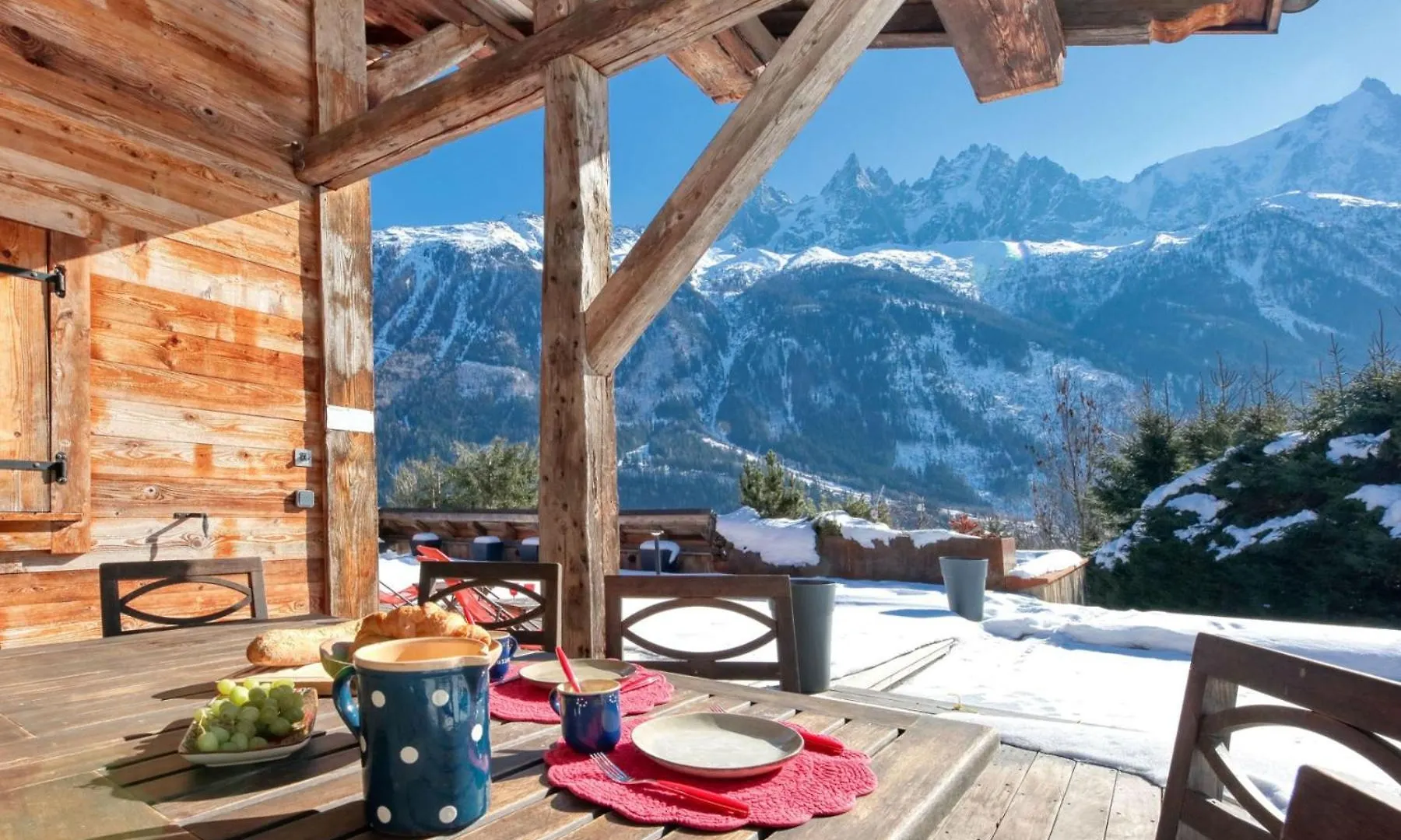 Chalet Foret Rouge Chamonix Fransa