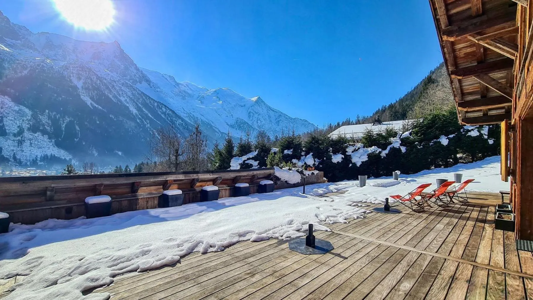 Chalet Foret Rouge Chamonix Fransa